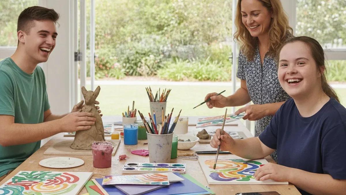 Unlocking Potential: Creative Arts for Intellectual Disability Support